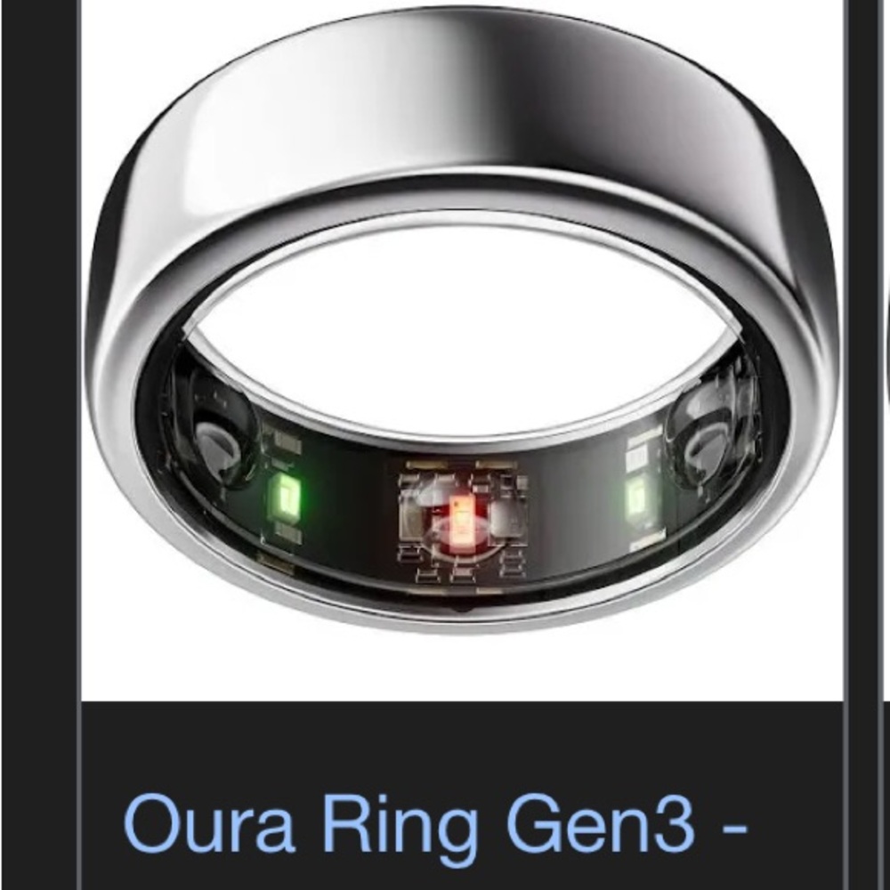Oura ring Gen 3 silver
